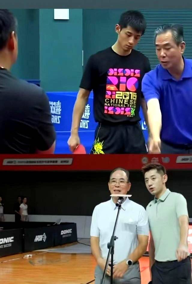 英国乒乓球队鏖战比利时乒乓球队，张继科统治全场