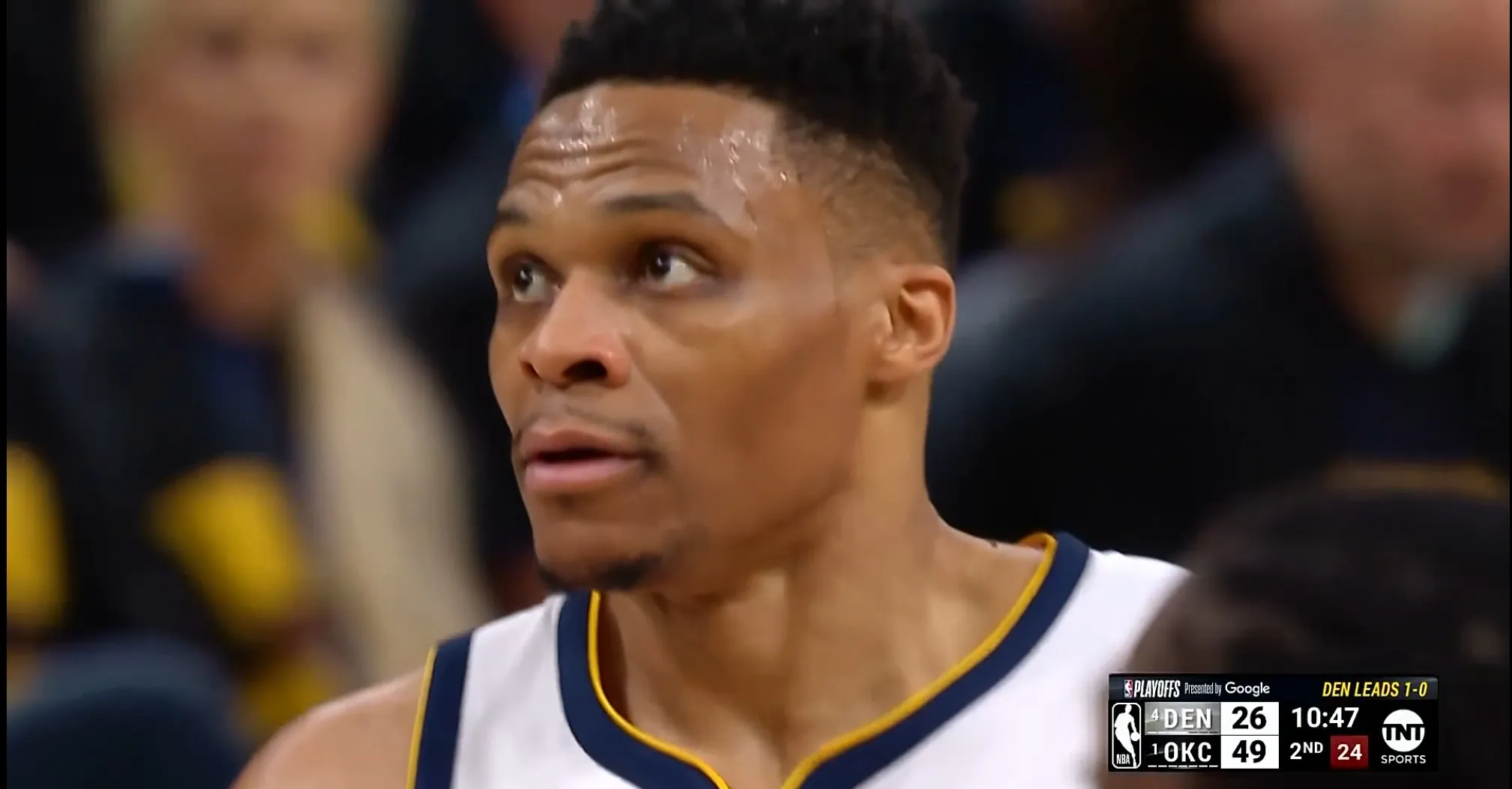 76人绝地反击步行者，威斯布鲁克完成帽子戏法