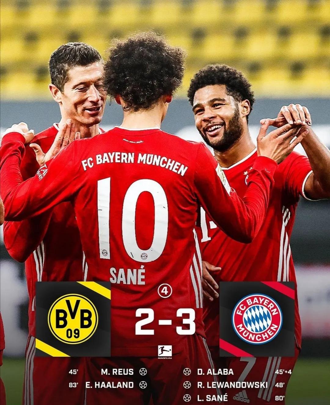 美国横扫多特蒙德，莱万三分雨点燃全场